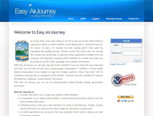 Tablet Screenshot of easy-airjourney.com